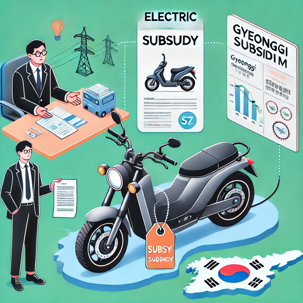 경기도 전기 오토바이 보조금 관련 이미지