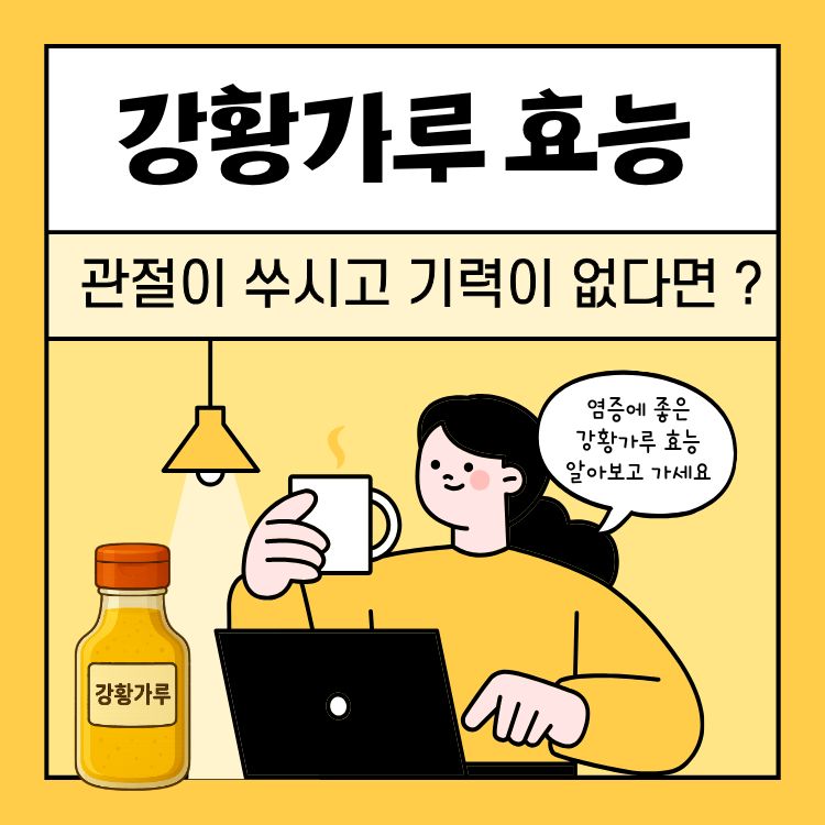 강황가루 효능