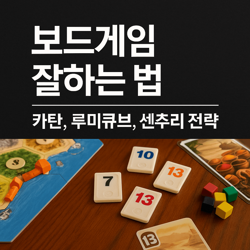 보드게임 잘 하는 방법