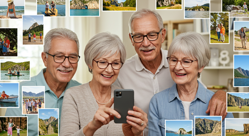 5060세대 스마트폰으로 인생샷 찍는 법