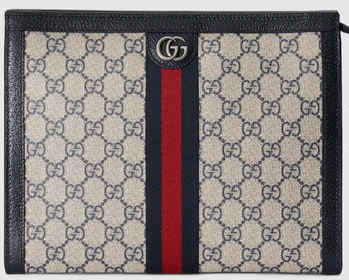 구찌 클러치백 - 오피디아 웹스트라이프 GG 파우치