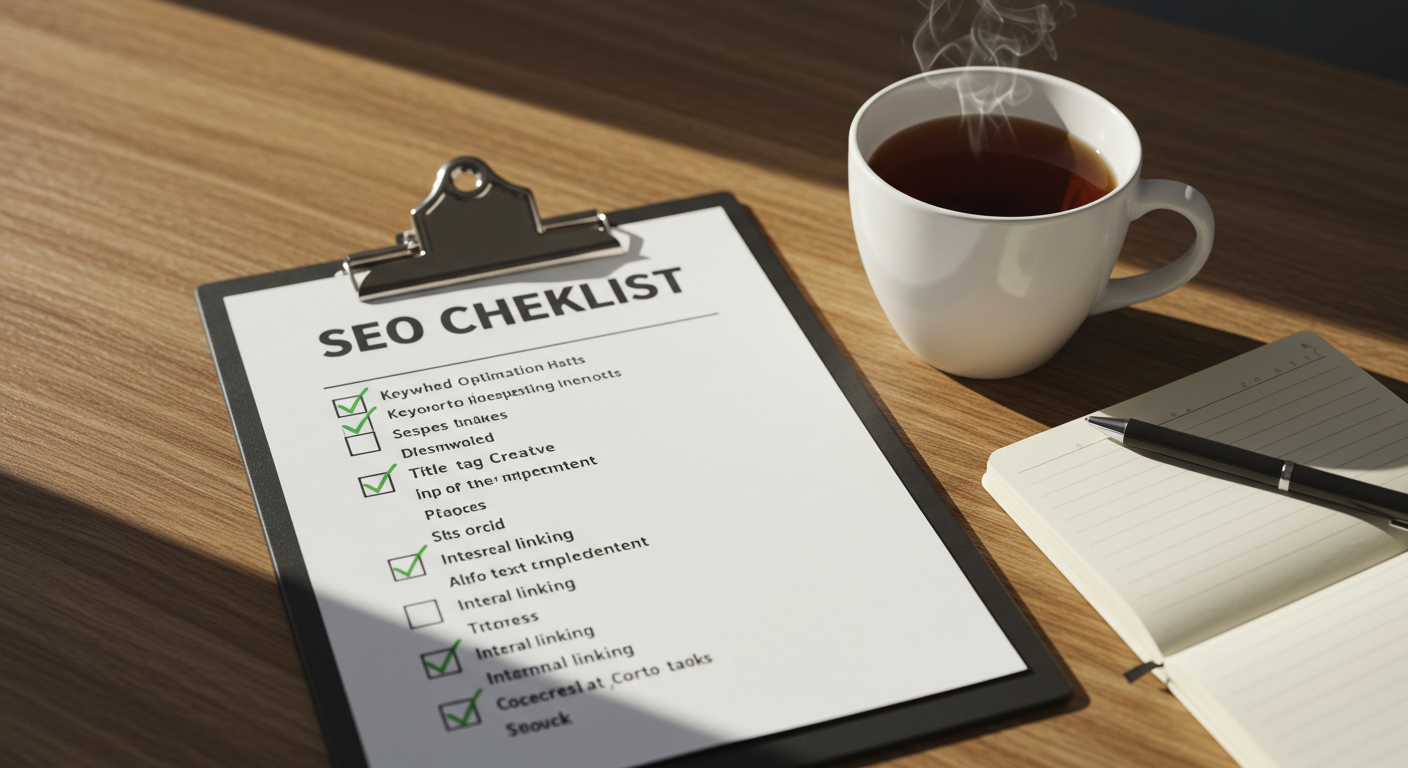 alt="SEO 체크리스트 점검 화면"