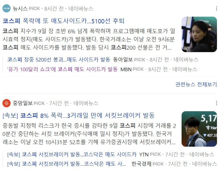 서킷브레이크 뜻