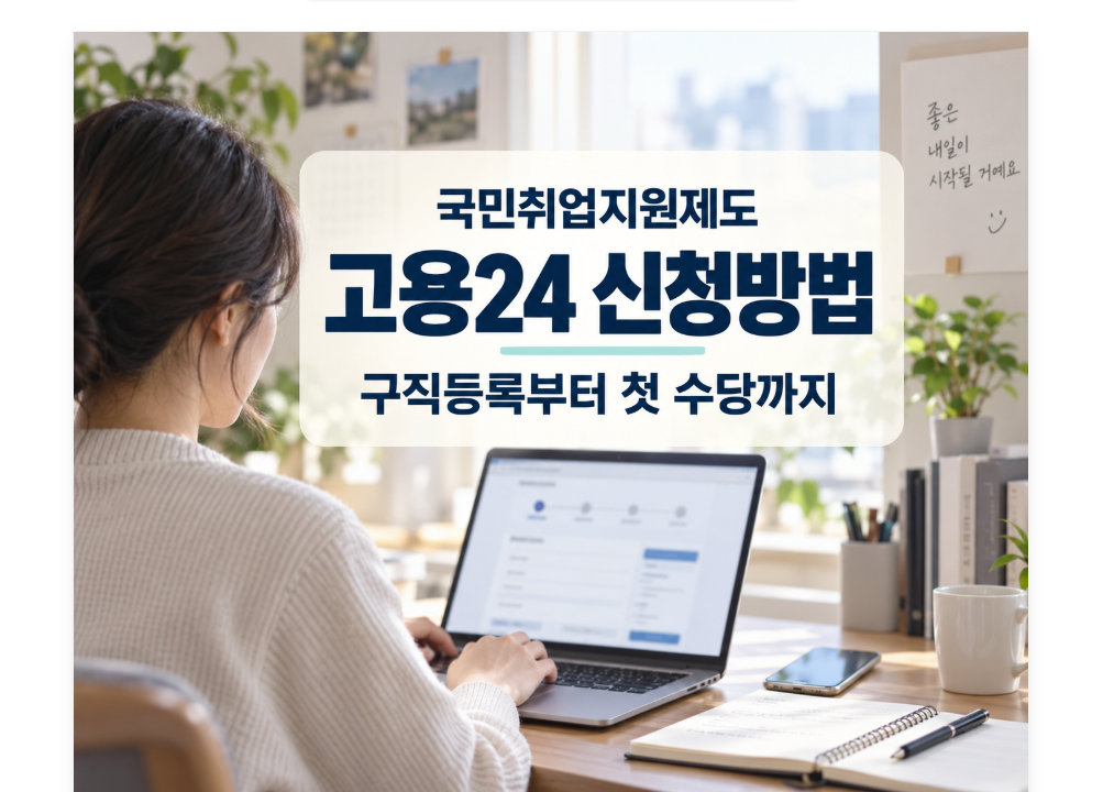 국민취업지원제도 고용24 신청방법|구직등록부터 첫 수당까지 순서대로