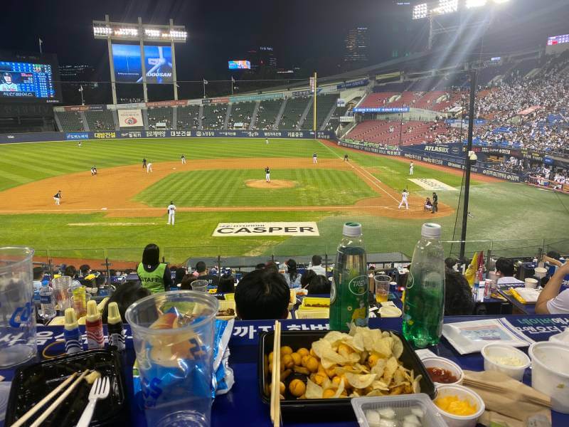 잠실야구장-3루-테이블석