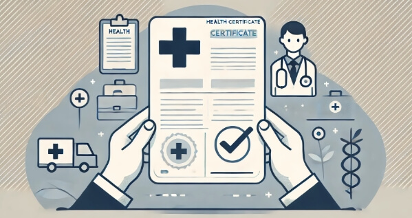 보건증은 이 사람은 질병을 가지고 있지 않다는 것을 증명해주는 증명서입니다.