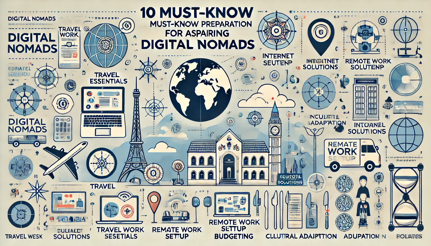 첫 디지털 노마드 도전! 꼭 알아야 할 준비 사항 10가지