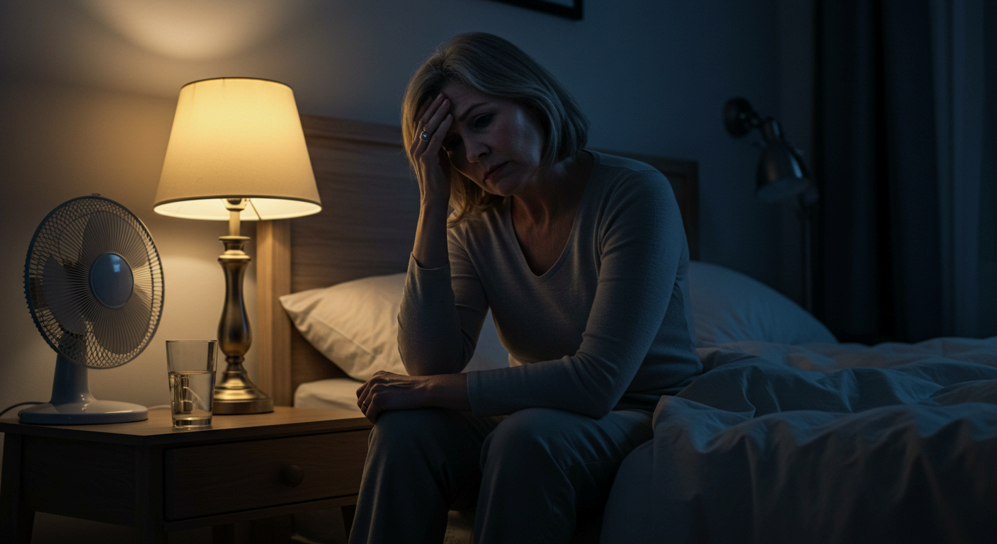  이유 없는 불면증&amp;#44; 여성 호르몬 변화 때문일 수 있어요