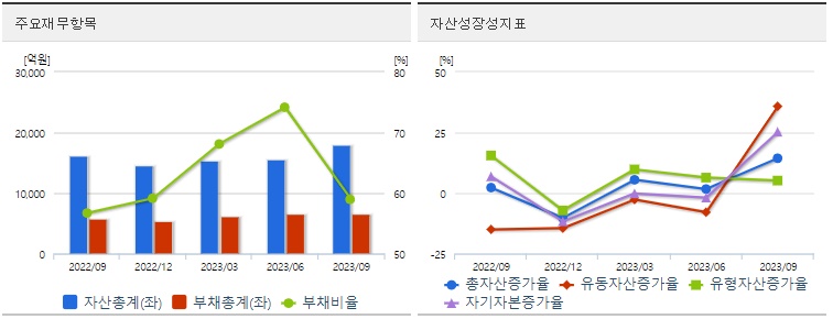 솔루스첨단소재재무지표