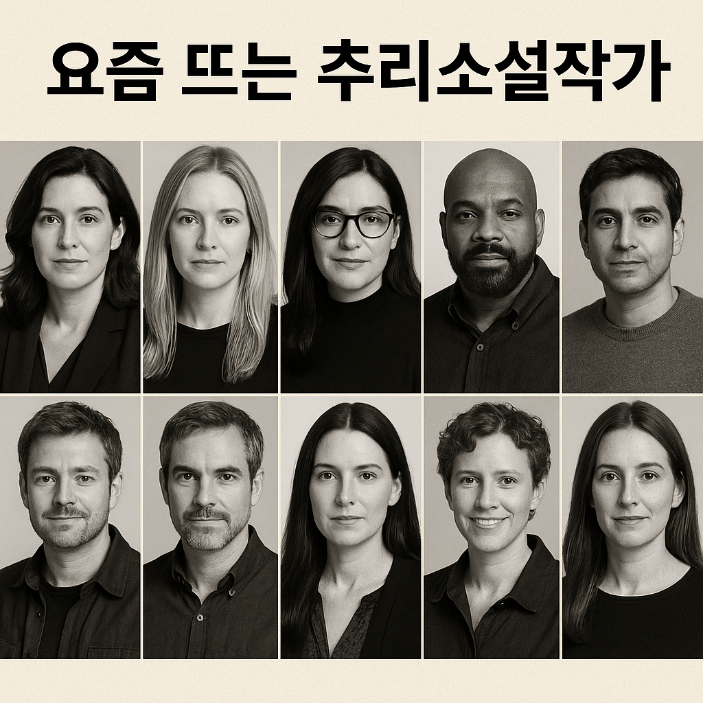 요즘 뜨는 추리소설작가 (트렌디, 전개, 팬층)