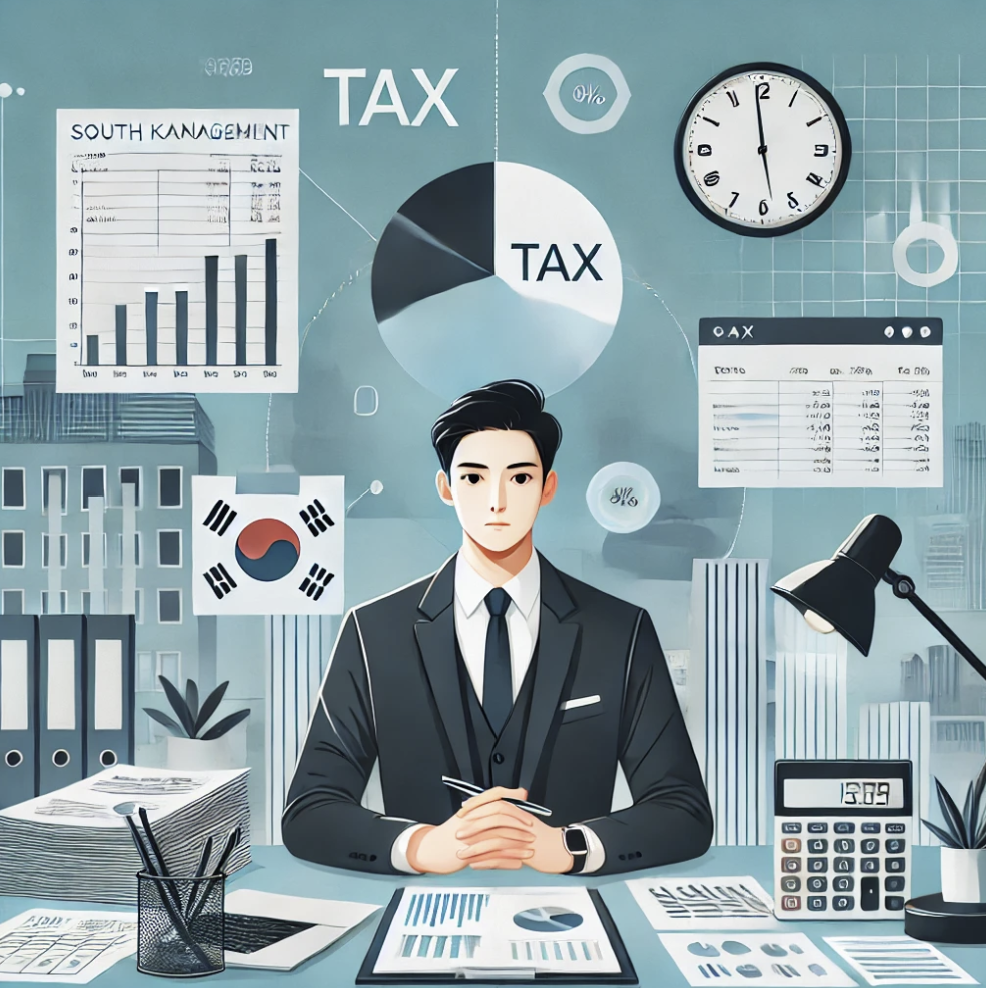 효율적인 사업소득 및 세금 관리를 상징하는 이미지