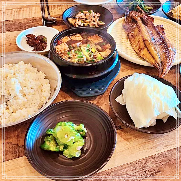 남양주, 양주CC, 금남리 맛집 강원도식 집된장 집밥 한 상, 강된장 깡장 찌개