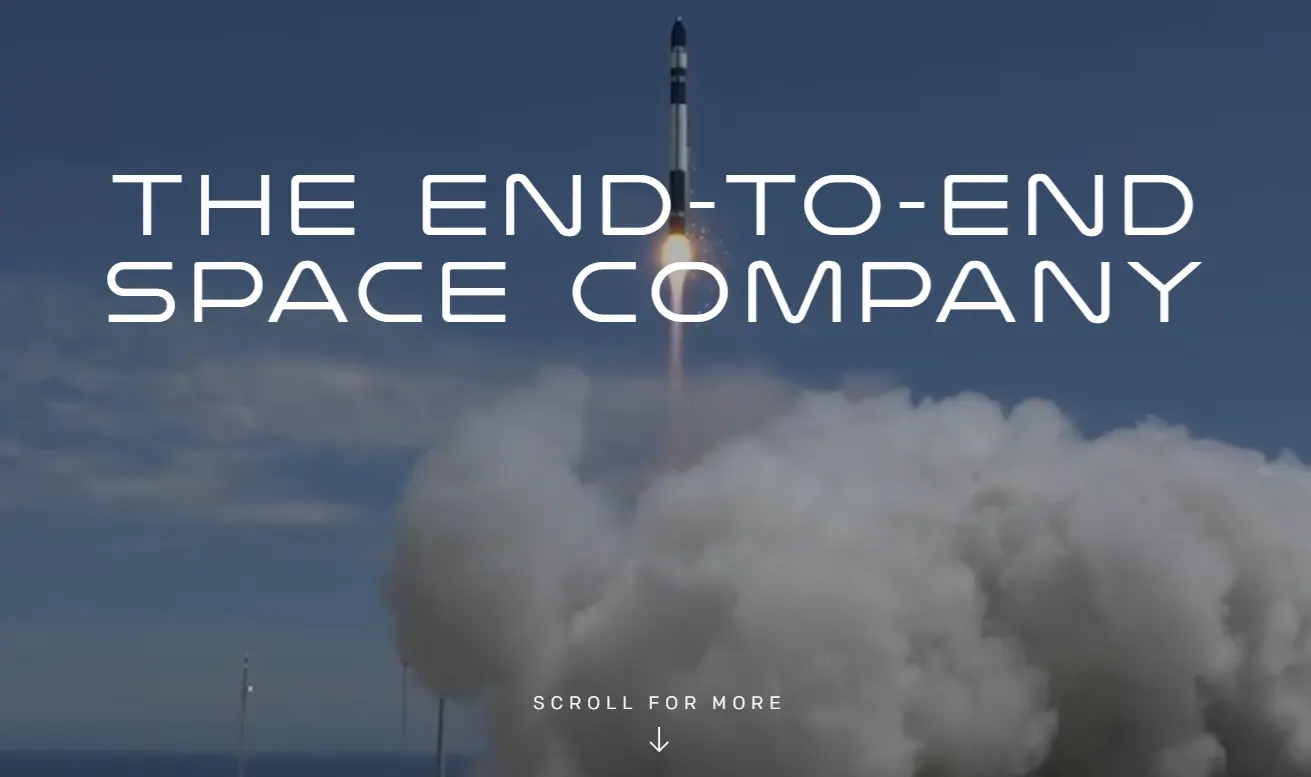 로켓랩 홈페이지 홍보 자료, 출처 - https://rocketlabcorp.com/