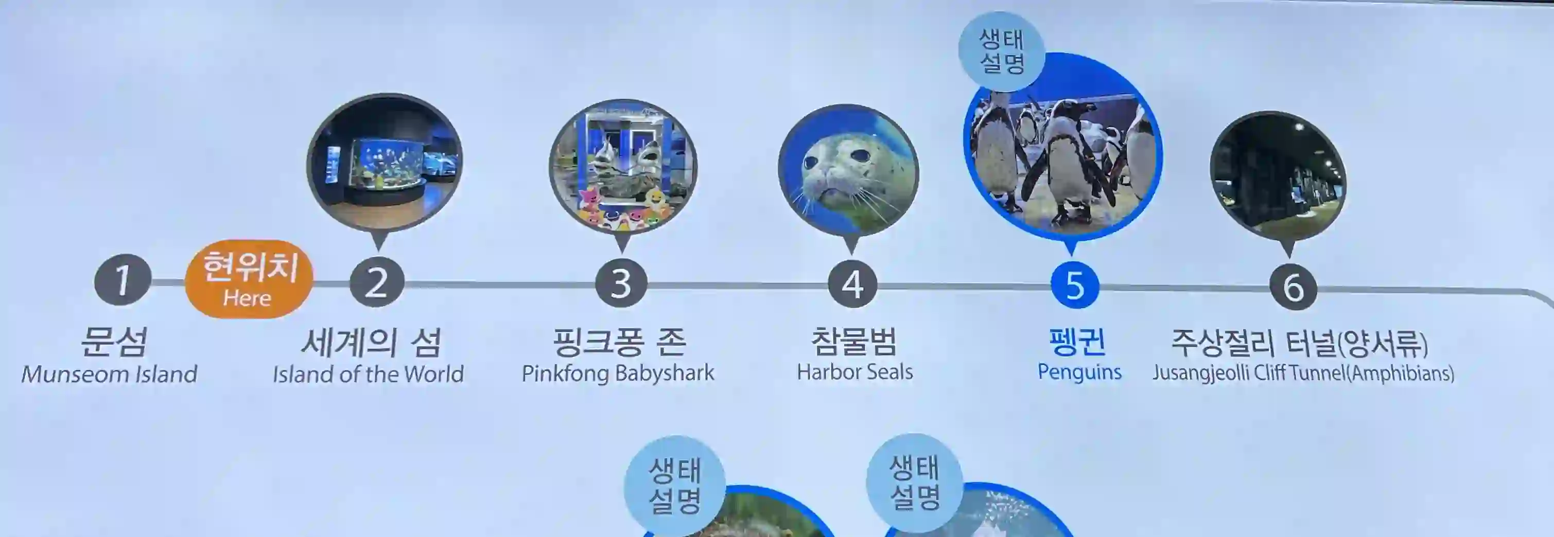 1번~6번 아쿠아리움 상세 사진