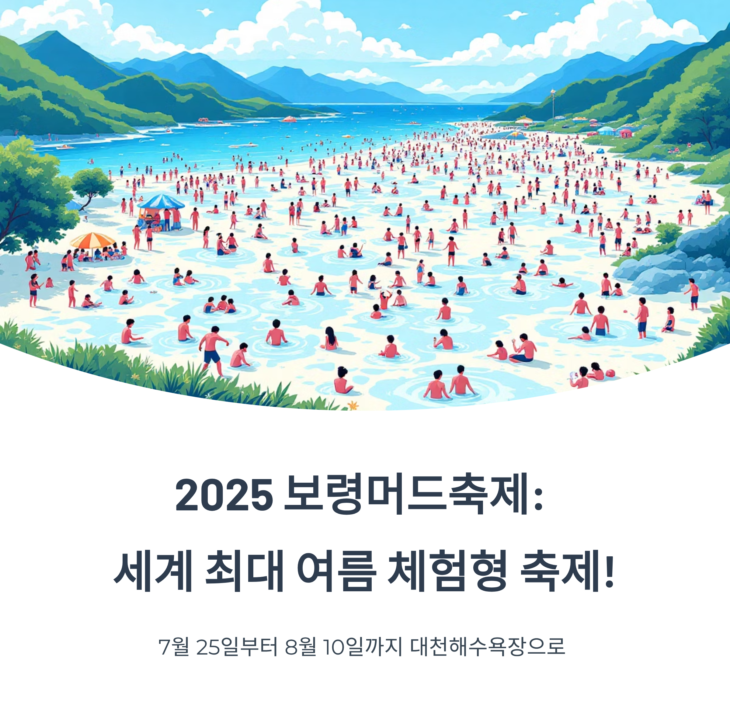 2025 충북 보령머드축제