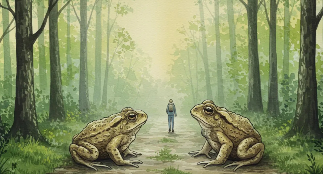 두꺼비가 따라오는 꿈