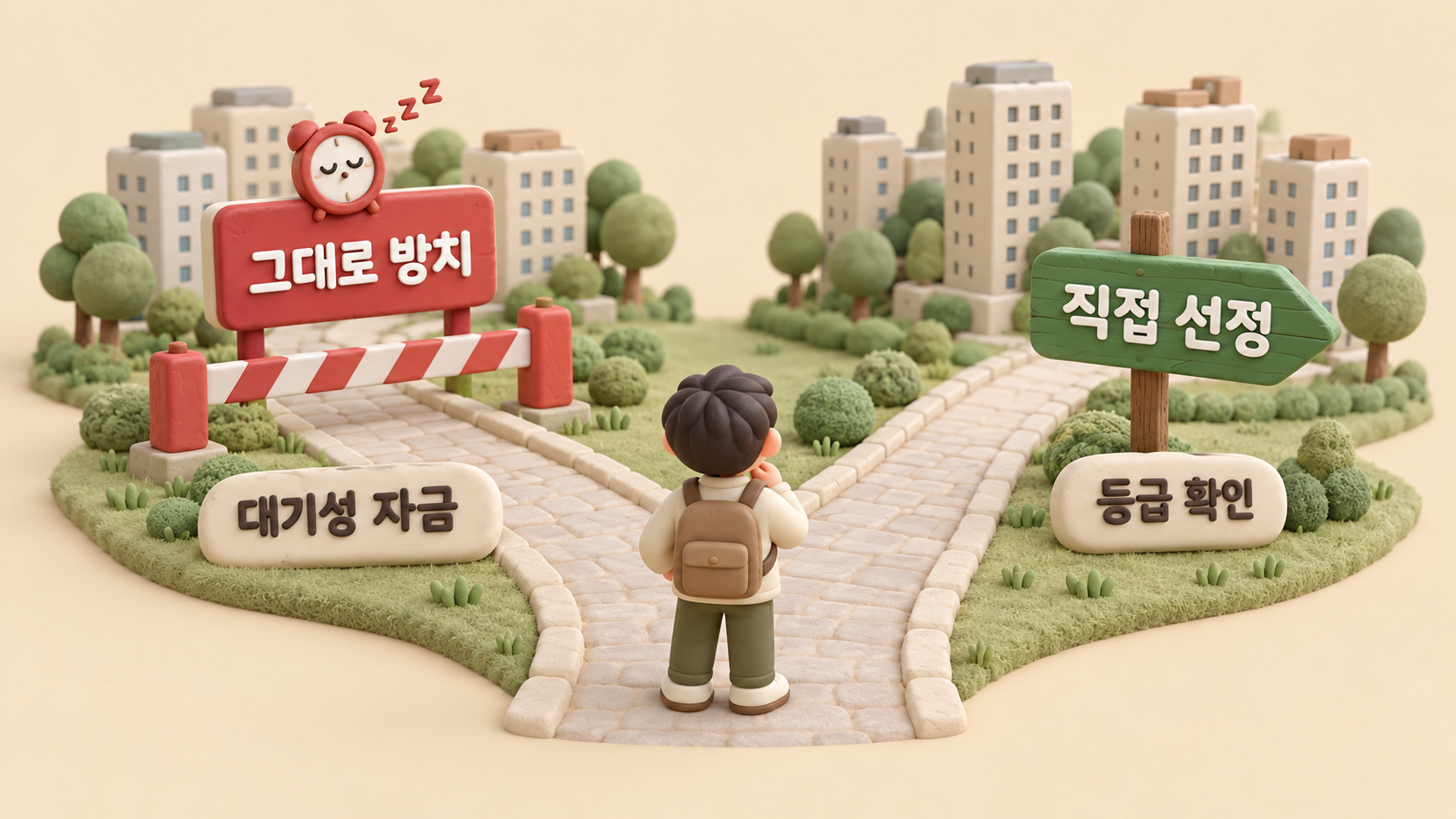그대로 둘까 직접 고를까