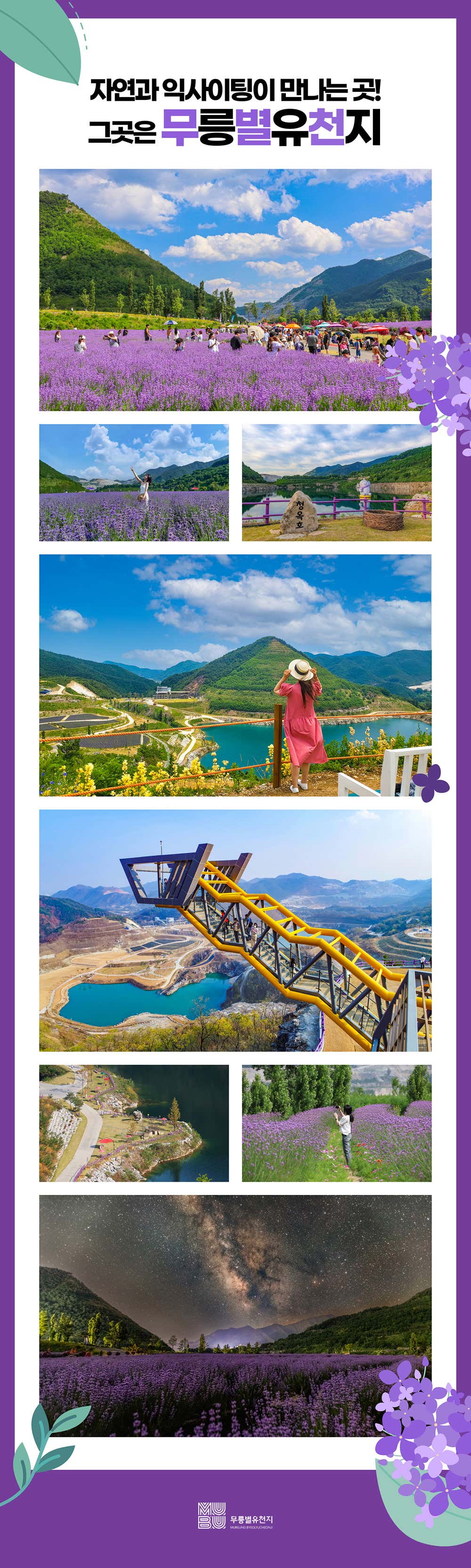 동해 무릉별유천지 라벤더 축제 입장권 입장료 예매 주차 초대가수 태군노래자랑 알아보기!