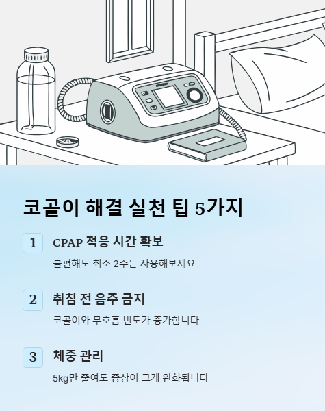코골이 해결 실천 팁