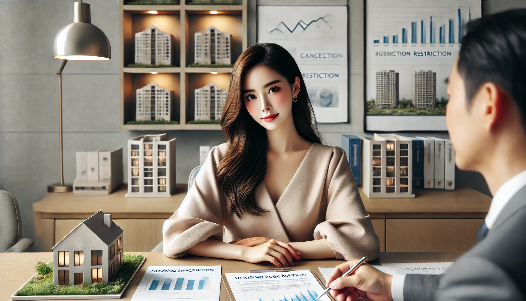 청약 담첨 취소와 제한 관련 상담하는 이미지