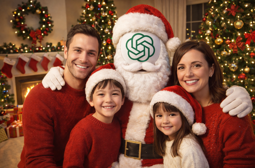 챗GPT 산타로 우리집 크리스마스 사진 3분 완성법