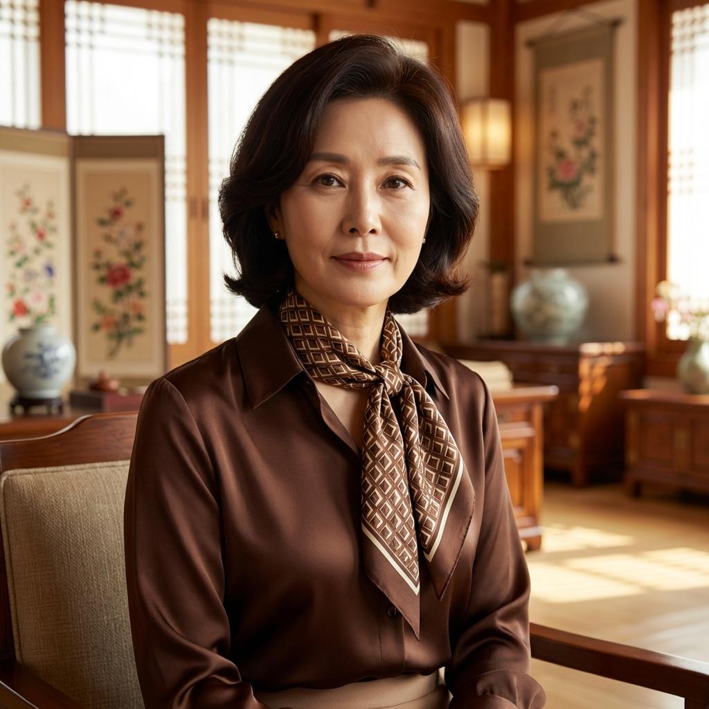 3월 결혼식 스카프 활용 코디