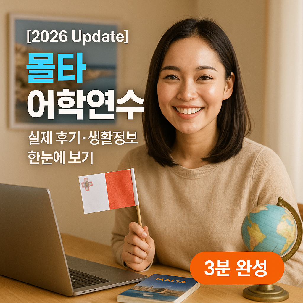 몰타 어학연수 2026 Update | 실제 후기·생활정보 한눈에 보기