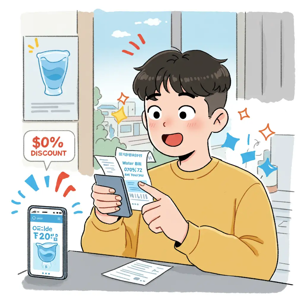 2025년 수도요금 할인 누수 감면