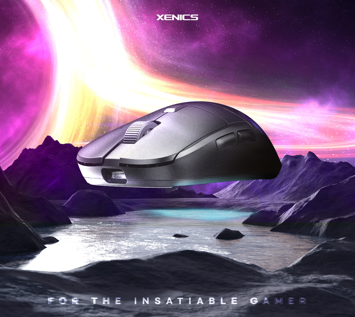 Xenics TITAN GC 무선 핫 스왑 무선 게이밍 마우스