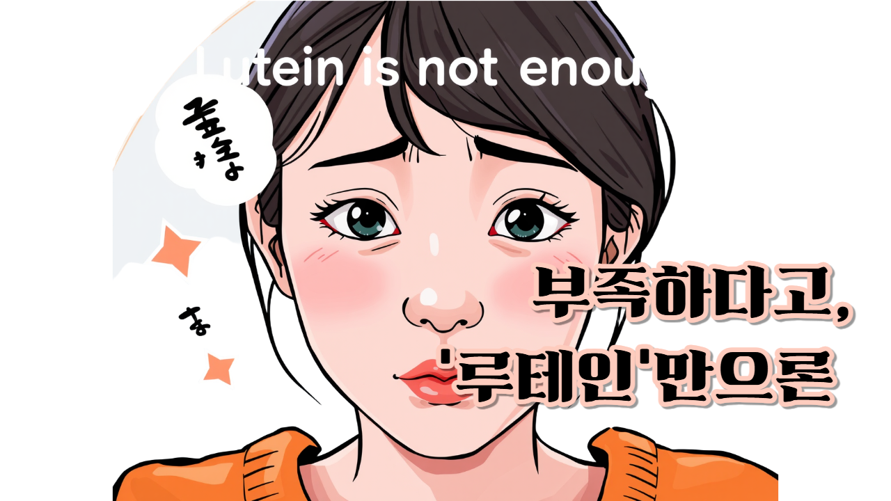 루테인만으로 부족하다? 눈 건강을 지키는 ‘진짜 조합’ 공개!