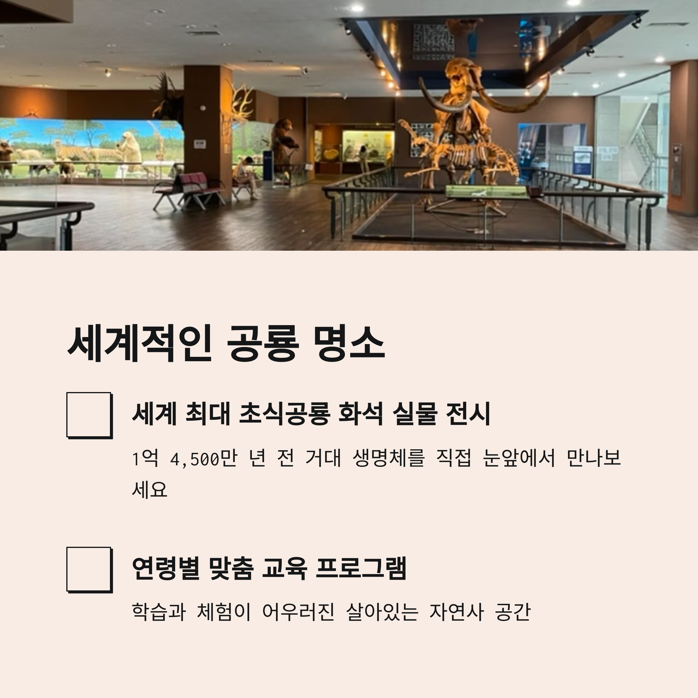 세계적인 공룡 명소