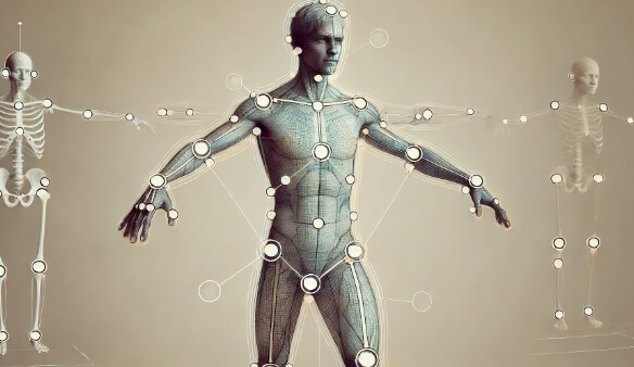 데이터라벨링 종류 중 사람의 관절을 찾는 작업이 있습니다.