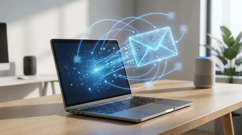 제미나이 AI와 지메일 연동 자동화 개념 이미지