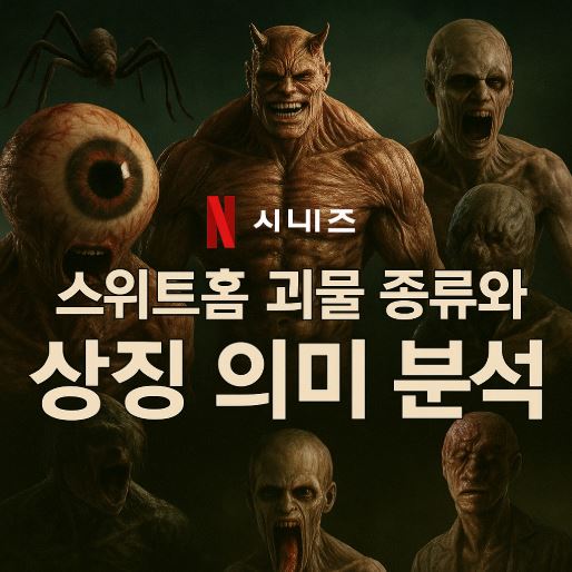 드라마 스위트홈 괴물 분석 관련 사진