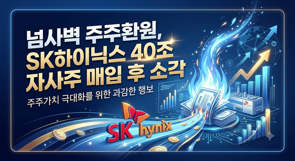 SK하이닉스 주주환원 정책 변경 내용과 자사주 매입 소각 일정 확인방법