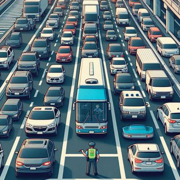 고속도로-실시간-상황을-표현한-사진