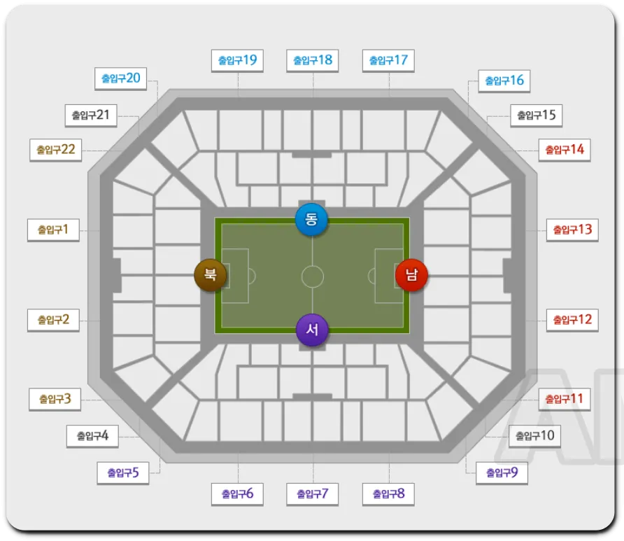 서울 월드컵 경기장 좌석 배치도