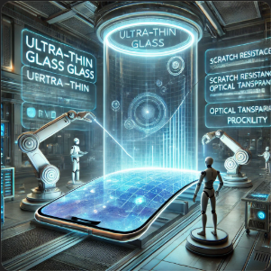 곡면 디바이스 구현을 가능하게 한 초박형 글라스