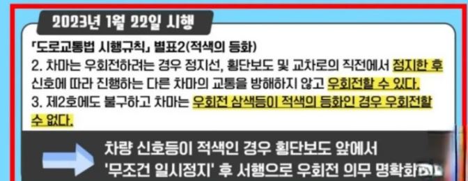 우회전 도로교통법 2