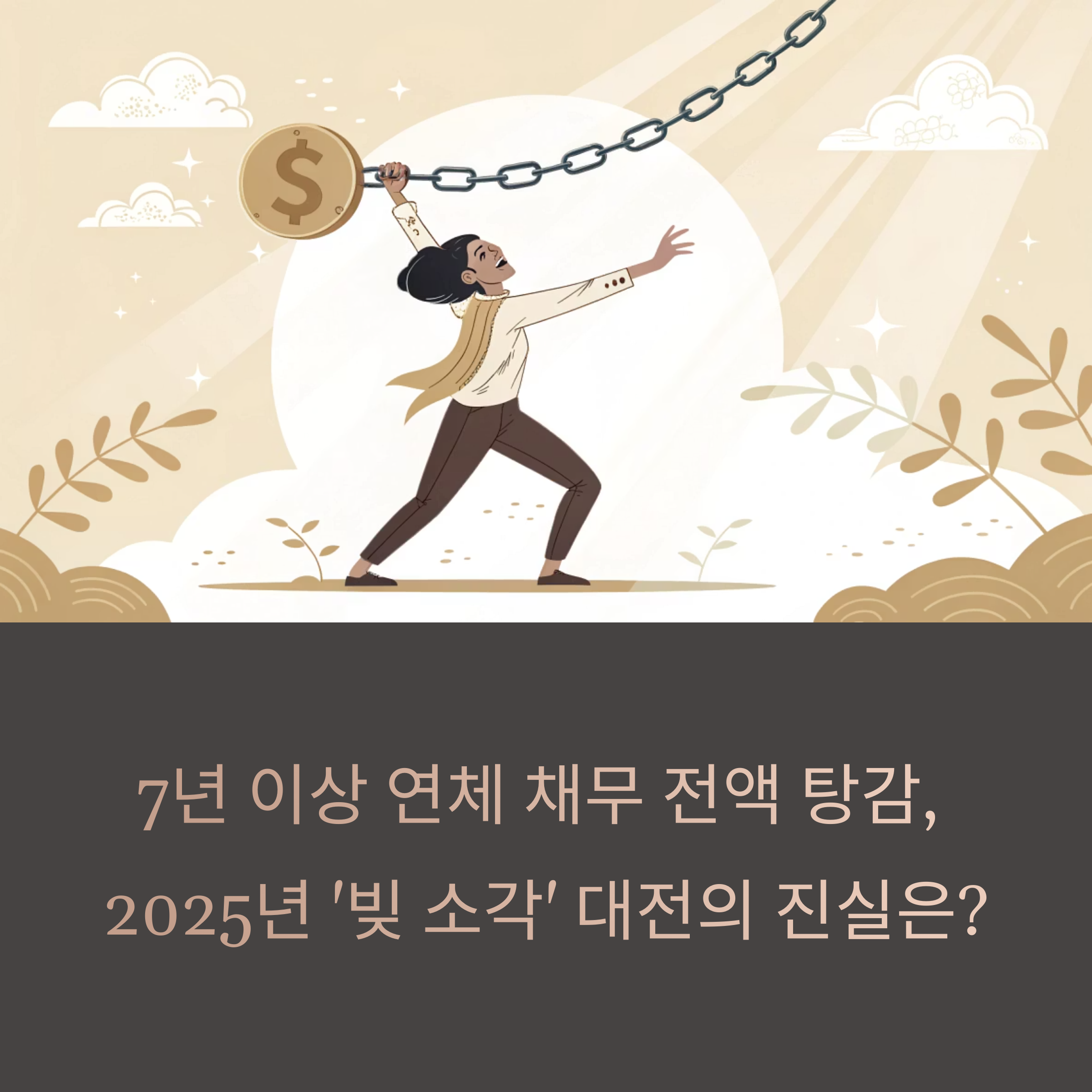 7년 이상 연체 채무 전액 탕감, 2025년 ‘빚 소각’ 대전의 진실은?