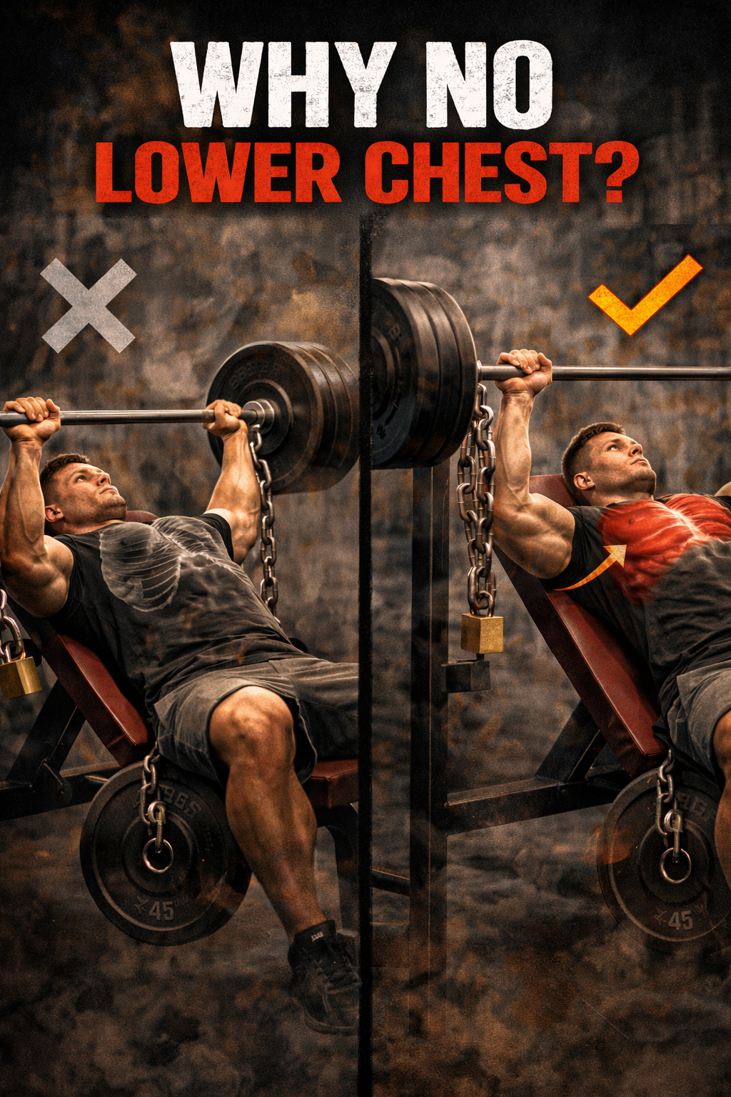 문제 제기: 왜 대부분 하부 가슴이 안 만들어지는가