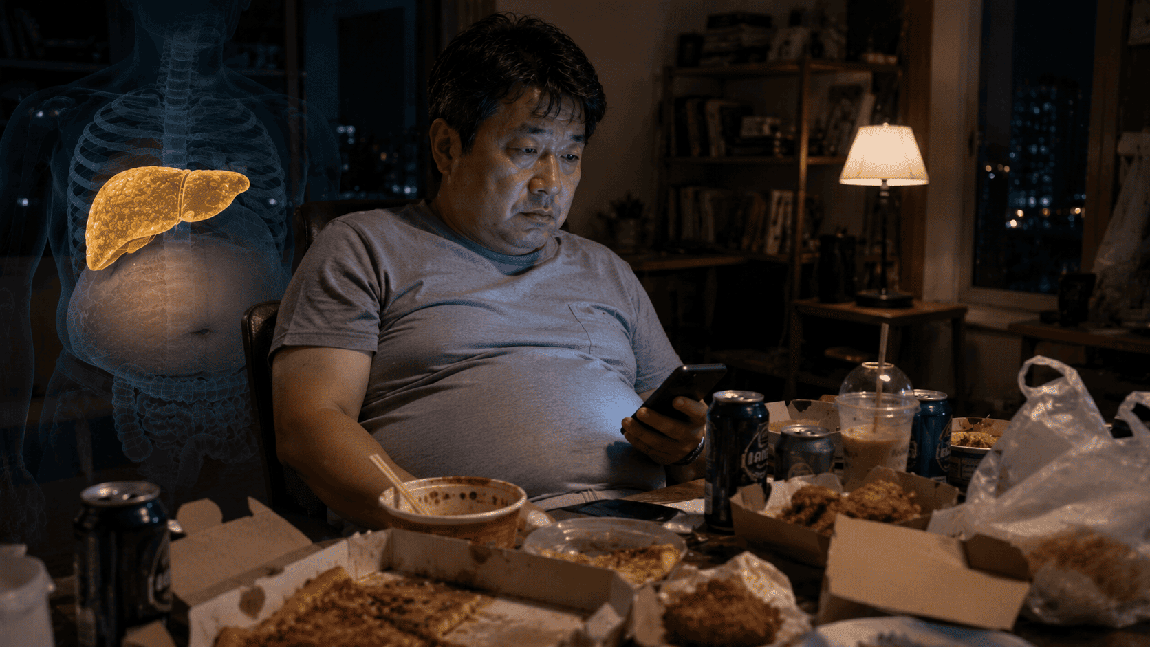 잘못된 식습관이 비알코올성 지방간을 만드는 이유