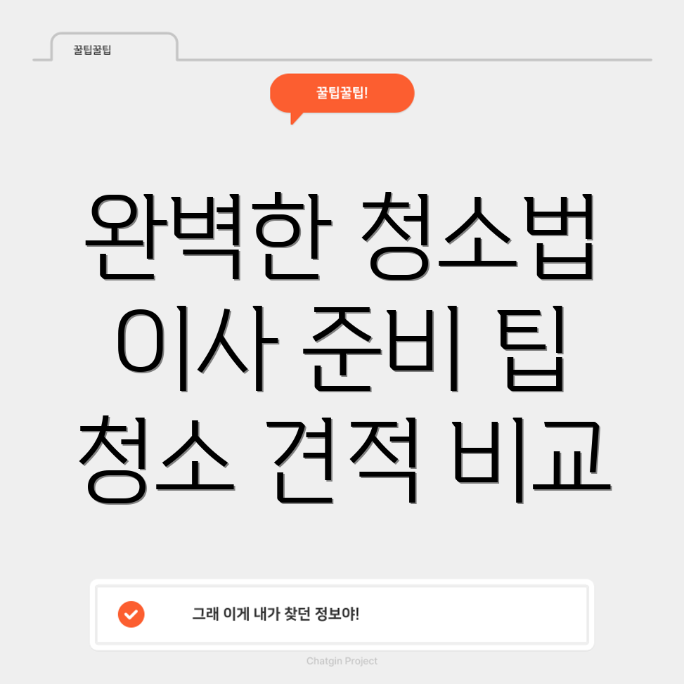 이사 청소