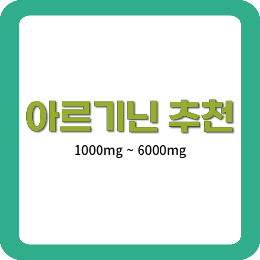 아르기닌-추천