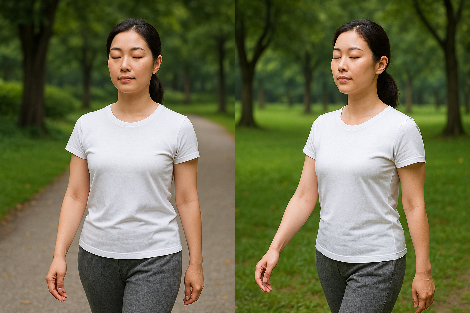 산책 명상 결합법