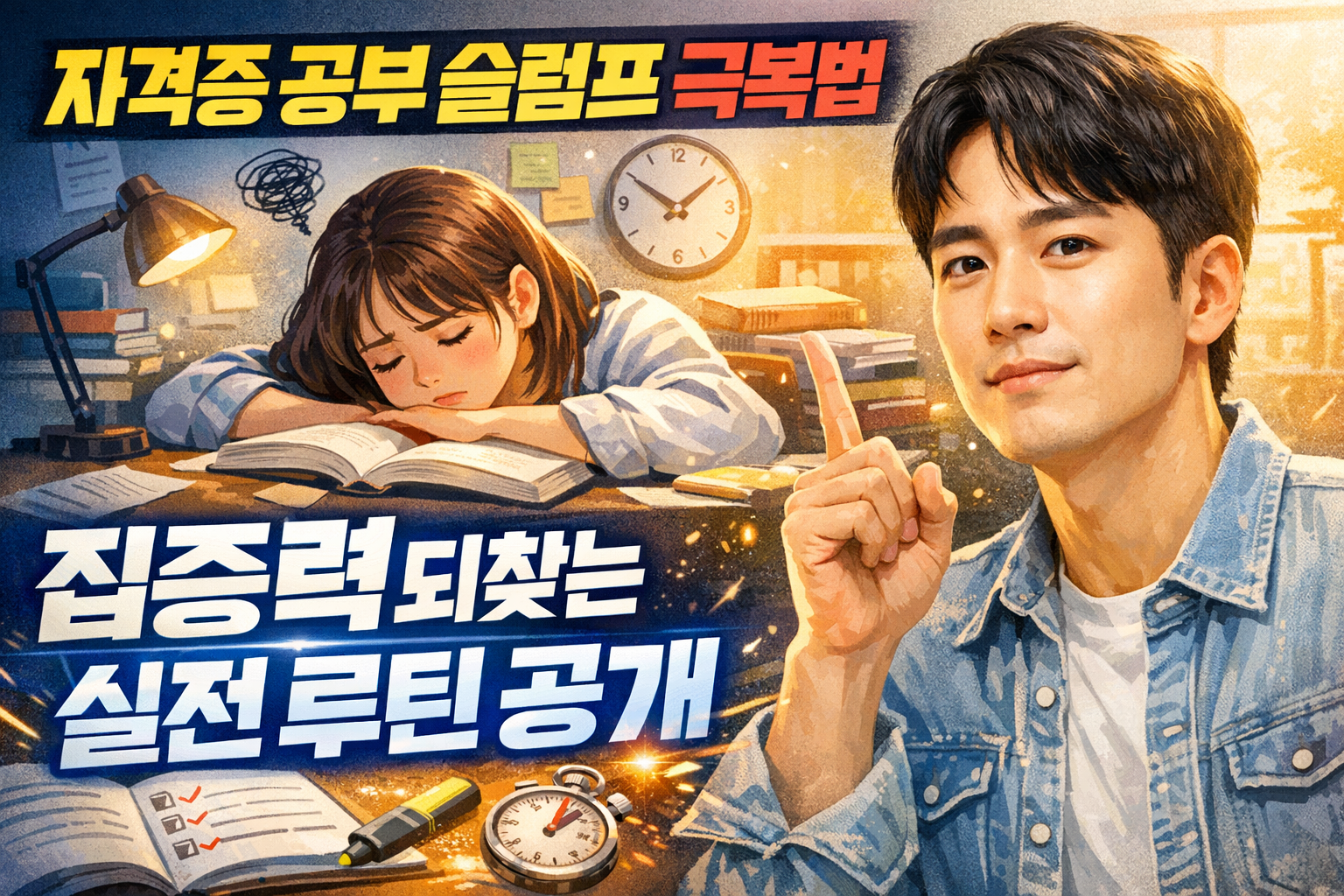 자격증 공부 슬럼프 극복법