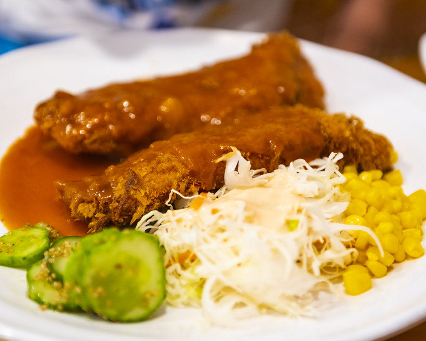장미경양식 치즈돈가스