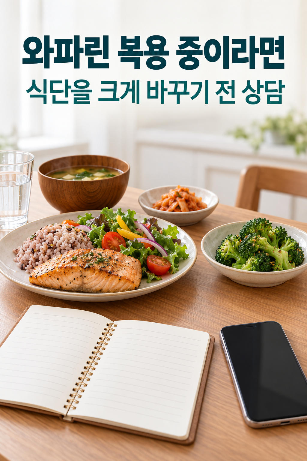 와파린 복용 조건에서 식사 변화와 복약 상담을 연결하는 안내