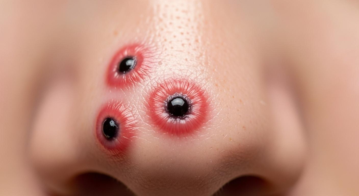 검버섯 부어오름