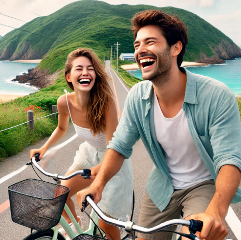 시마네현의 오키섬 커플 여행 사진